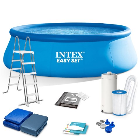 10570 Intex Basen ogrodowy rozporowy 457 x 122 cm zestaw 12w1 INTEX 26168 - ceny i ...